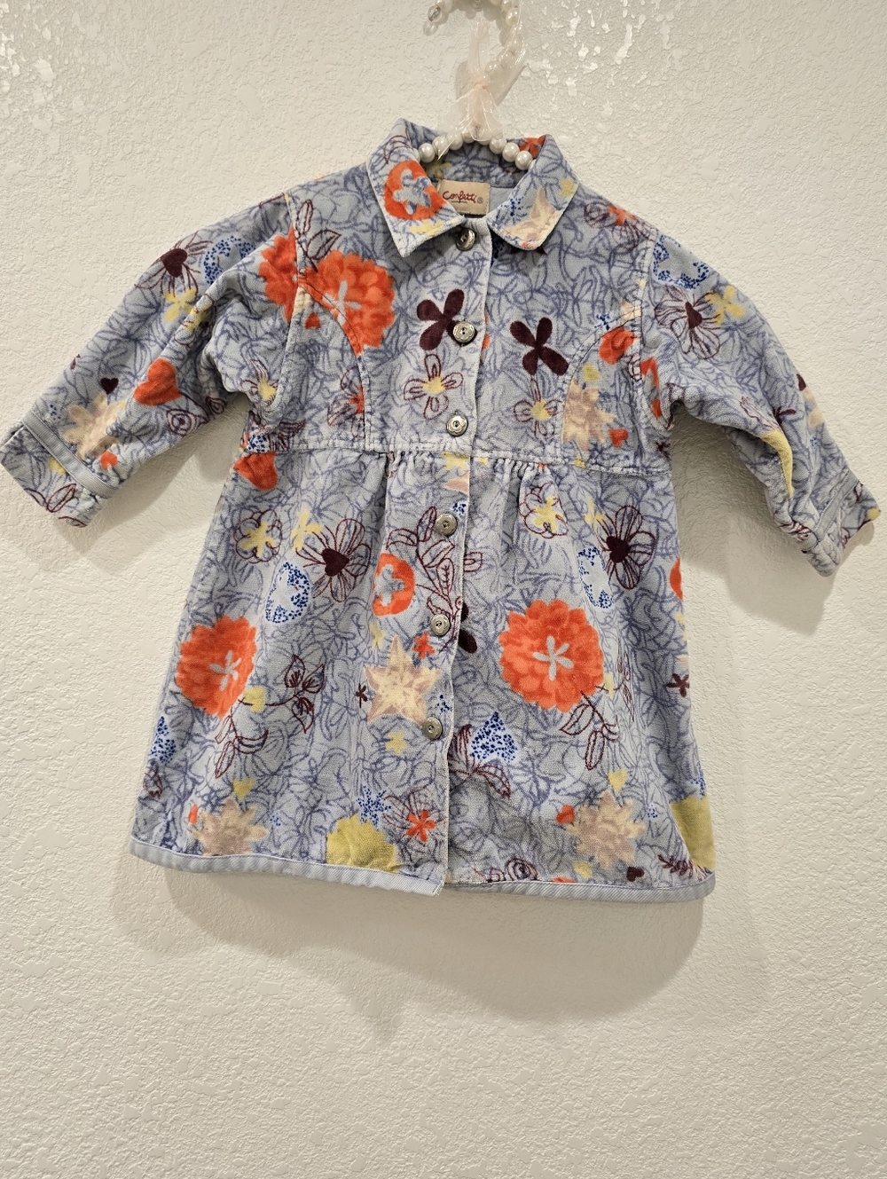 Confetti Vintage Cotton Floral Dress 18 Months